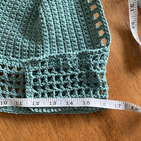 Hand crafted Halter Crochet Mesh Bikini Boho Bralette Off the shoulder Crop Top - Picture 9 of 10